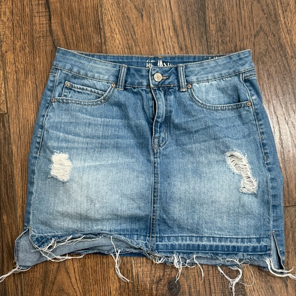 Rewash Denim Mini Skirt Size 5/27